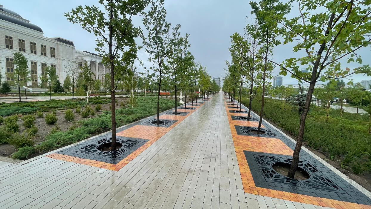 Приствольная решетка для дерева ZKING CRUST 1.2х1.2м Черная в Всеволожске фото