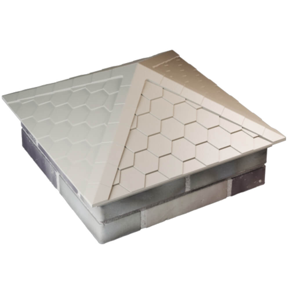 Колпак Zking Эверест Бежевый на столб 2х2 кирпича (535х535мм) Всеволожск фото