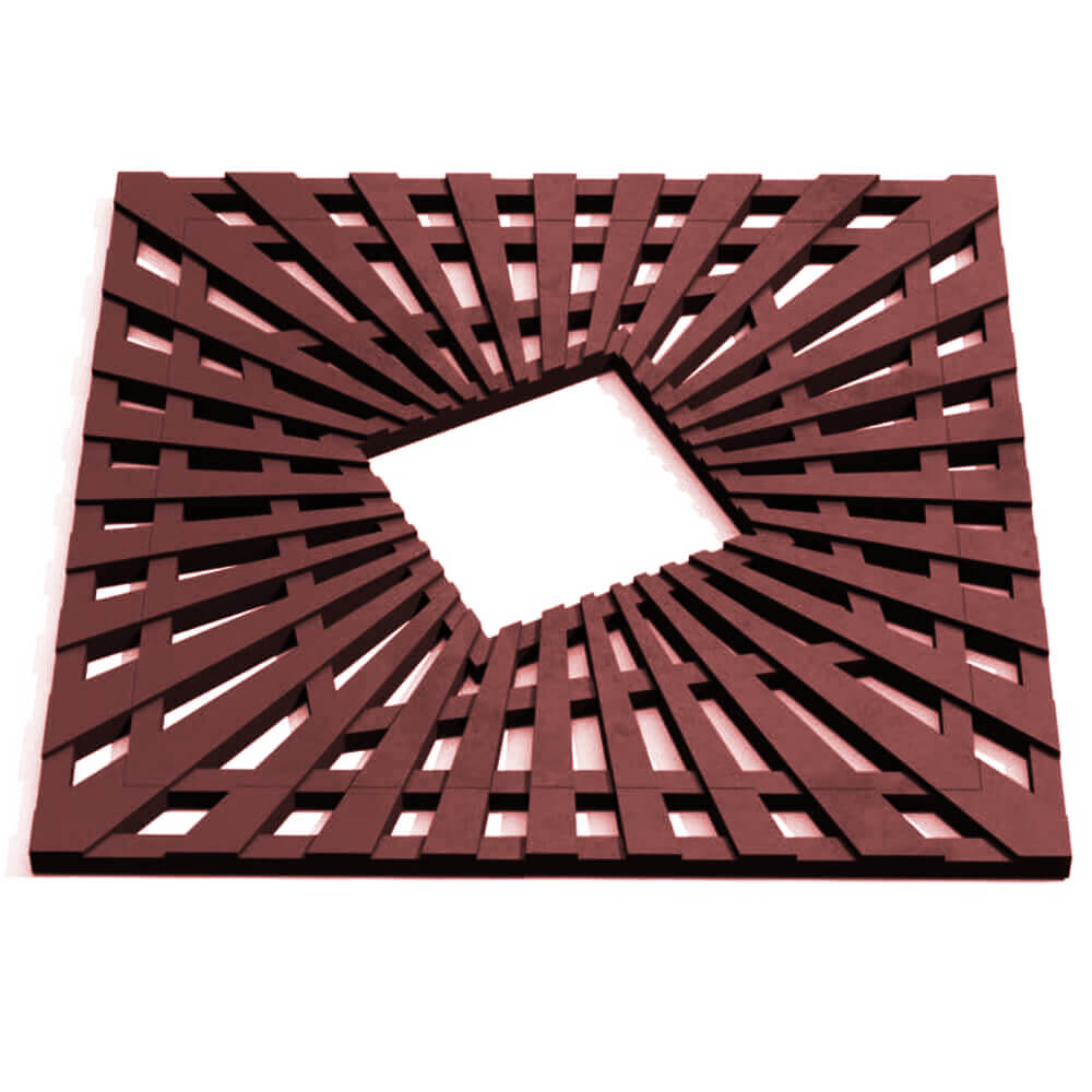 Приствольная решетка для дерева ZKING ATMOSPHERE 1.2х1.2м Коричневая Всеволожск фото