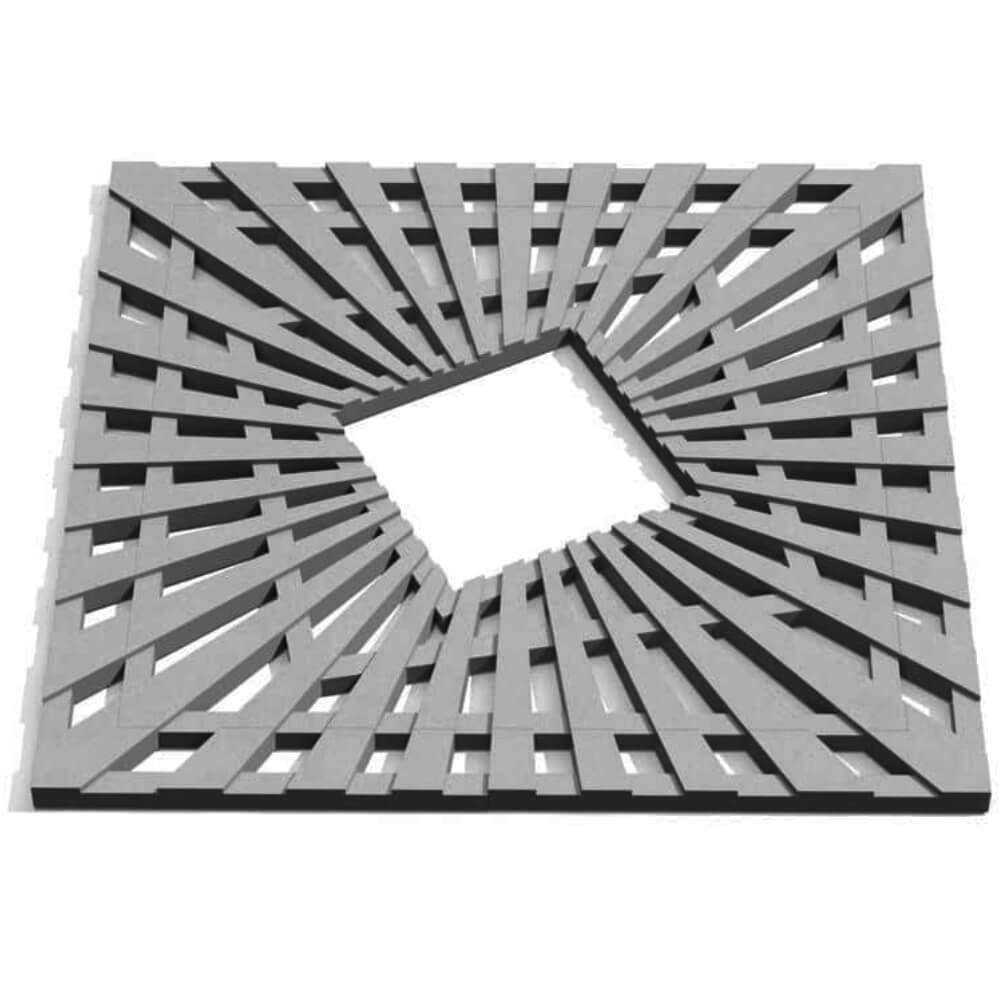 Приствольная решетка для дерева ZKING ATMOSPHERE 1.2х1.2м Серая Всеволожск фото