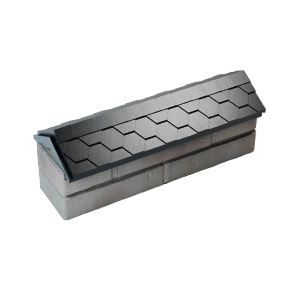 Парапет Zking Эверест Черный с посадкой на 0.5 кирпича (130мм) в Всеволожске фото