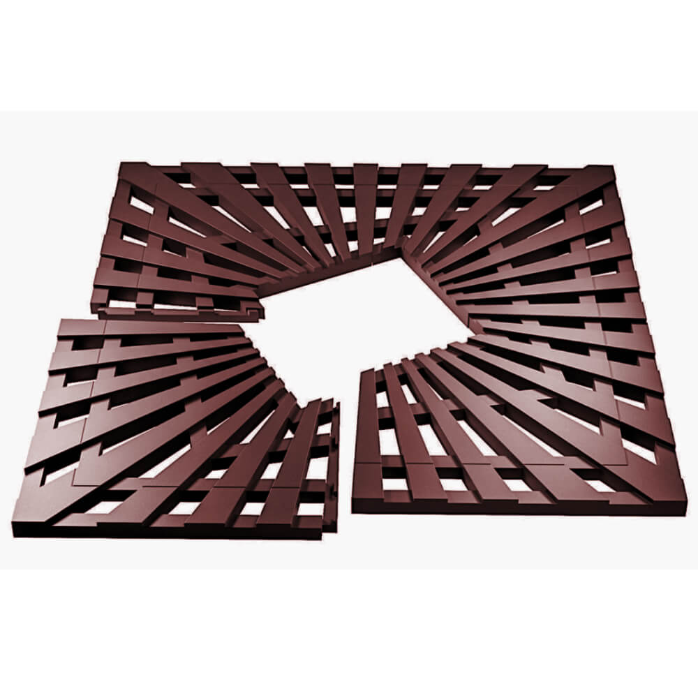 Приствольная решетка для дерева ZKING ATMOSPHERE 1.2х1.2м Коричневая в Всеволожске фото