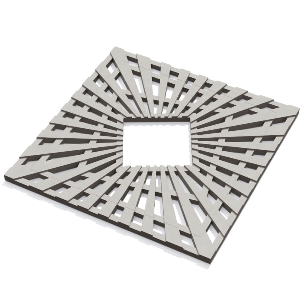 Приствольная решетка для дерева ZKING ATMOSPHERE 1.2х1.2м Бежевая в Всеволожске фото