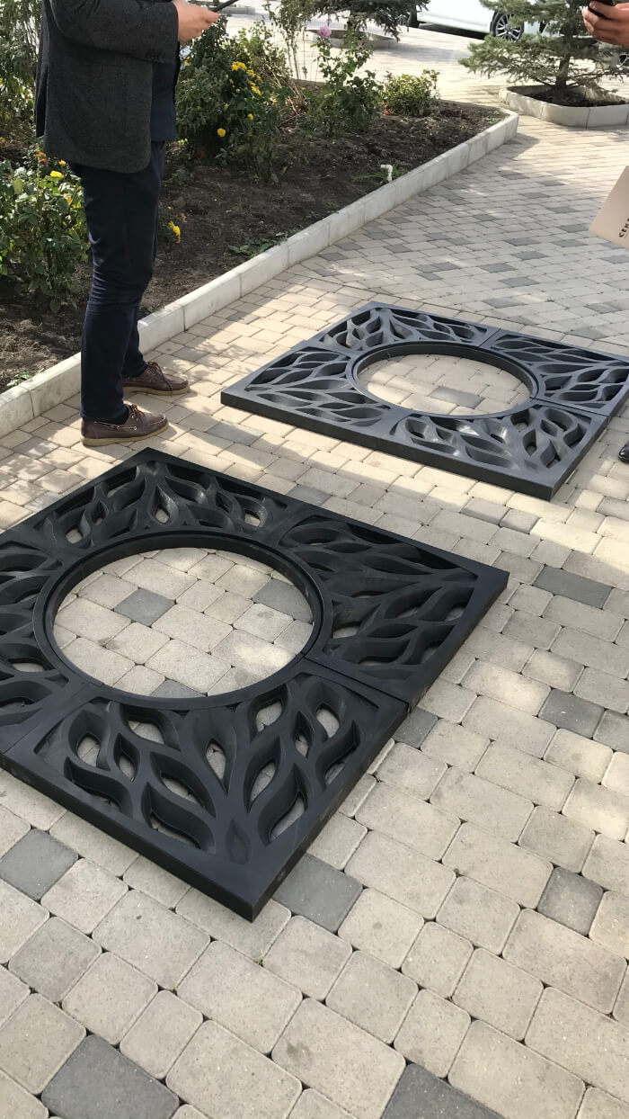 Приствольная решетка для дерева ZKING CRUST 1.2х1.2м Черная в Всеволожске фото