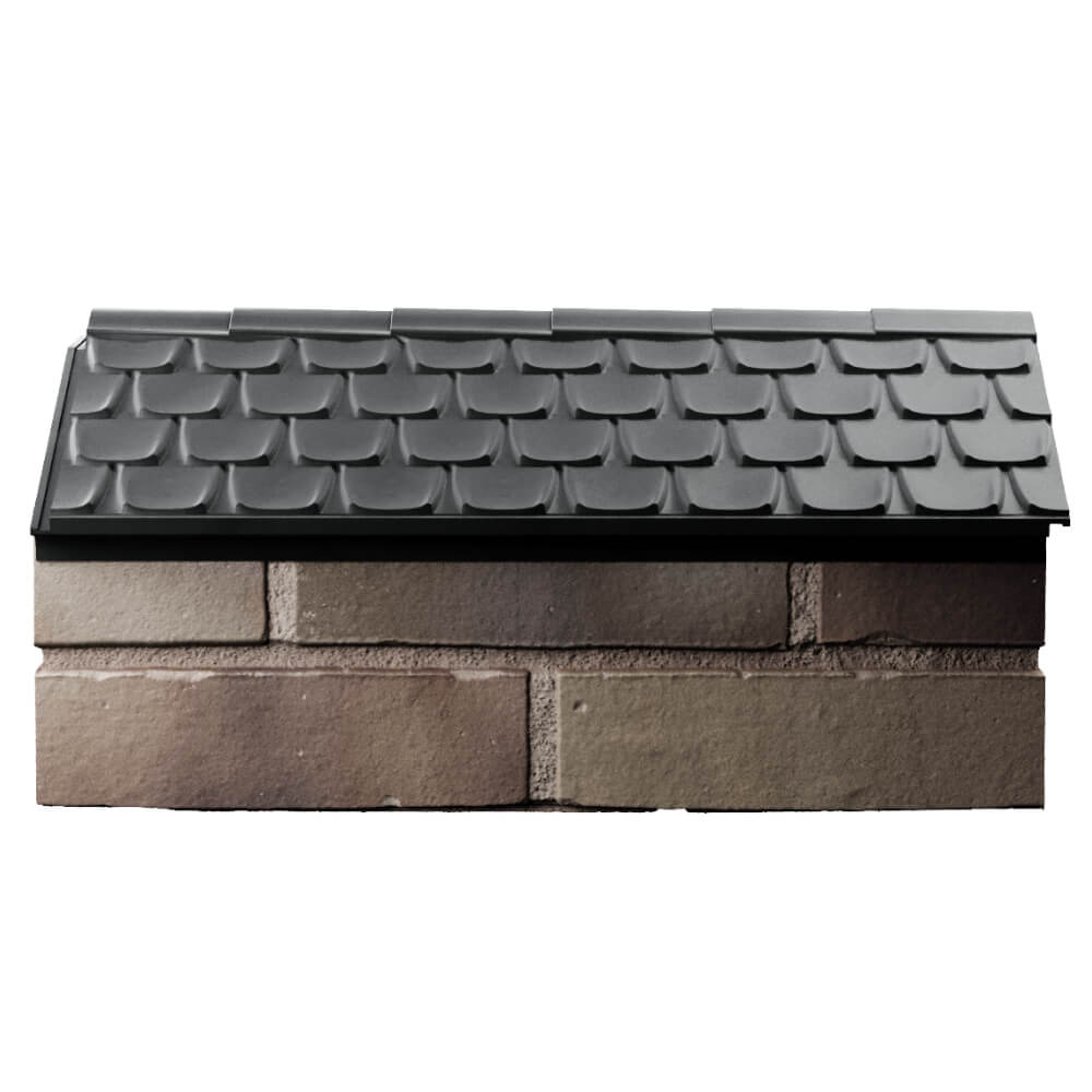 Парапет Zking Эльбрус Серый с посадкой на 1 кирпич (255мм) в Всеволожске фото
