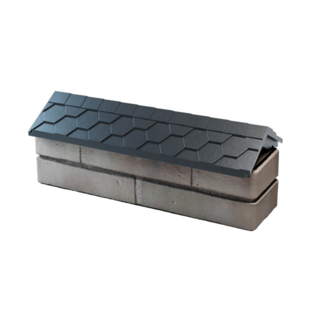 Парапет Zking Эверест Серый с посадкой на 0.5 кирпича (130мм) в Всеволожске фото