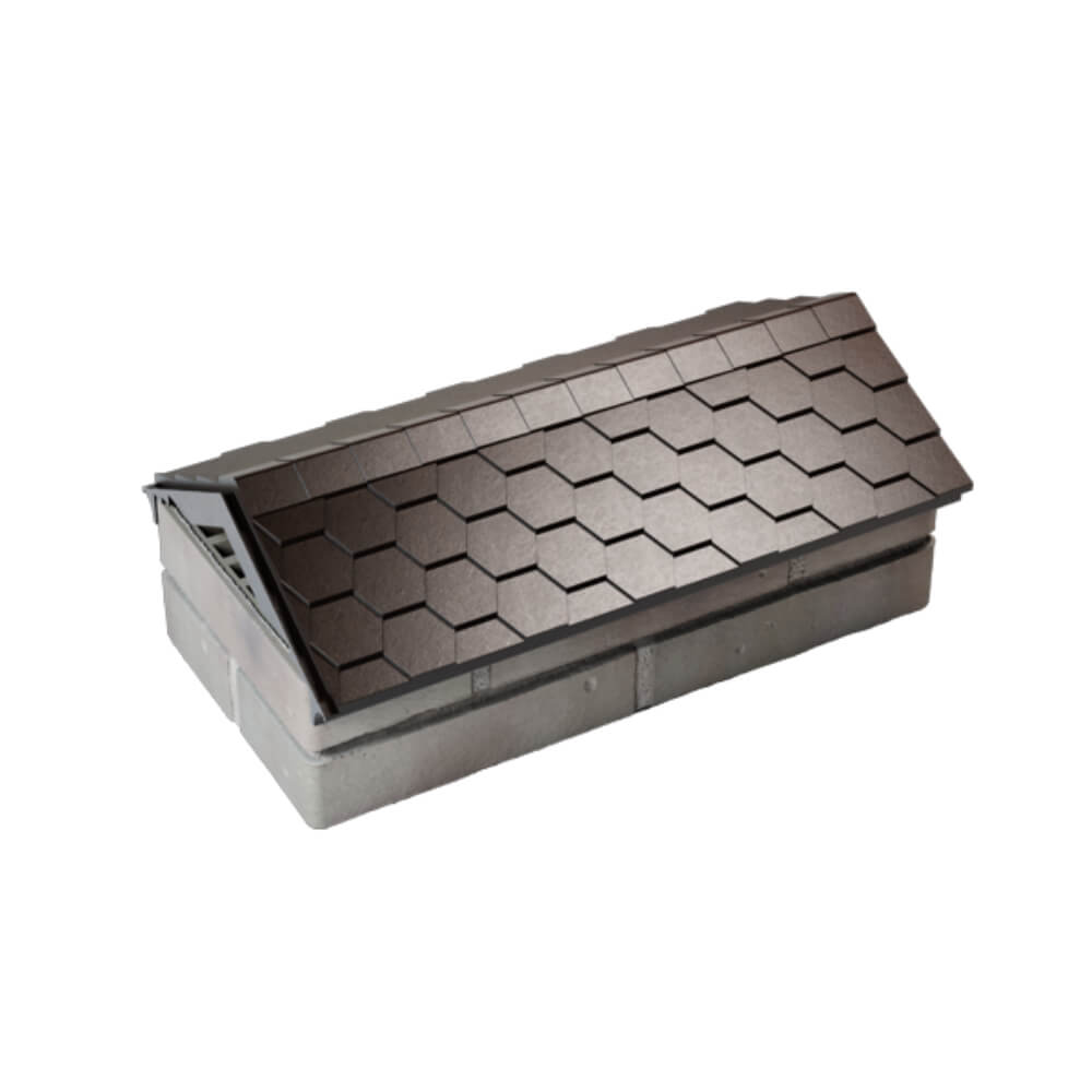 Парапет Zking Эверест Коричневый с посадкой на 1 кирпич (200/225/255мм) в Всеволожске фото