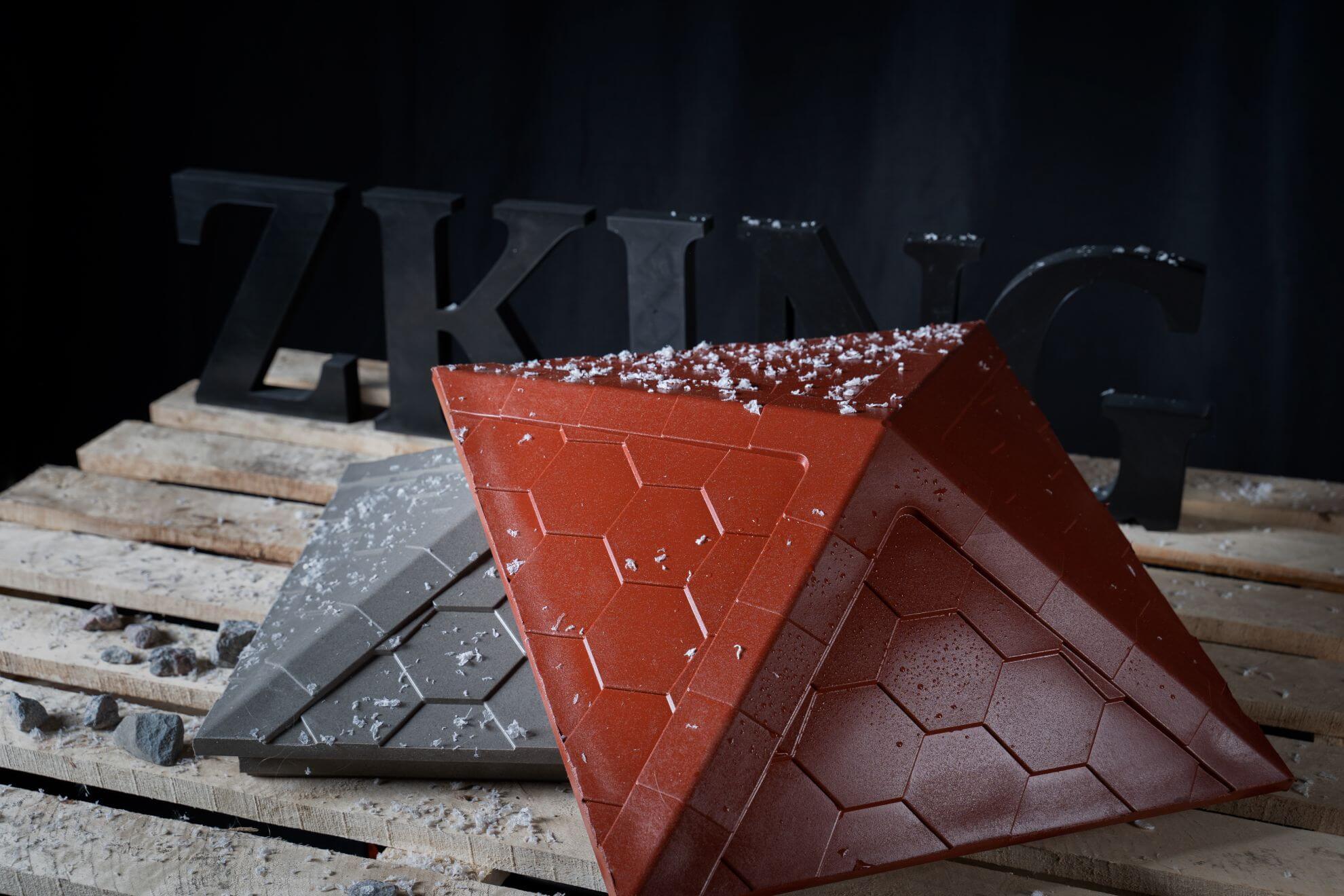 Колпак Zking Эверест Красный на столб 1.5х1.5 кирпича (390х390мм) в Всеволожске фото