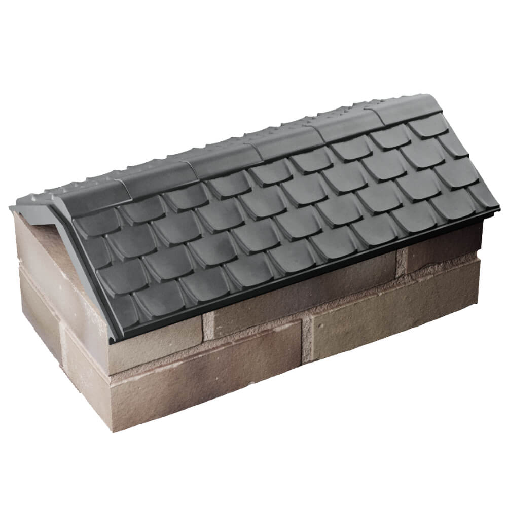 Парапет Zking Эльбрус Серый с посадкой на 1 кирпич (255мм) в Всеволожске фото