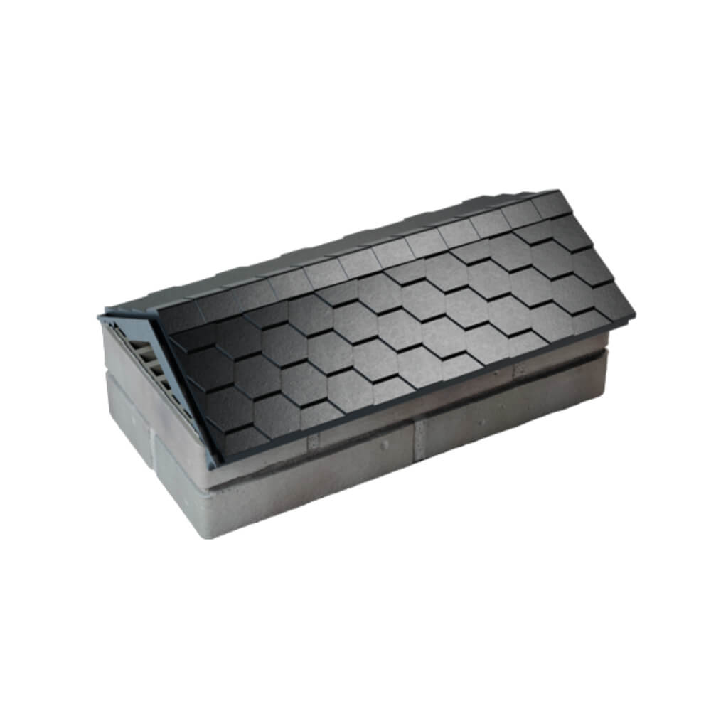 Парапет Zking Эверест Черный с посадкой на 1 кирпич (200/225/255мм) в Всеволожске фото