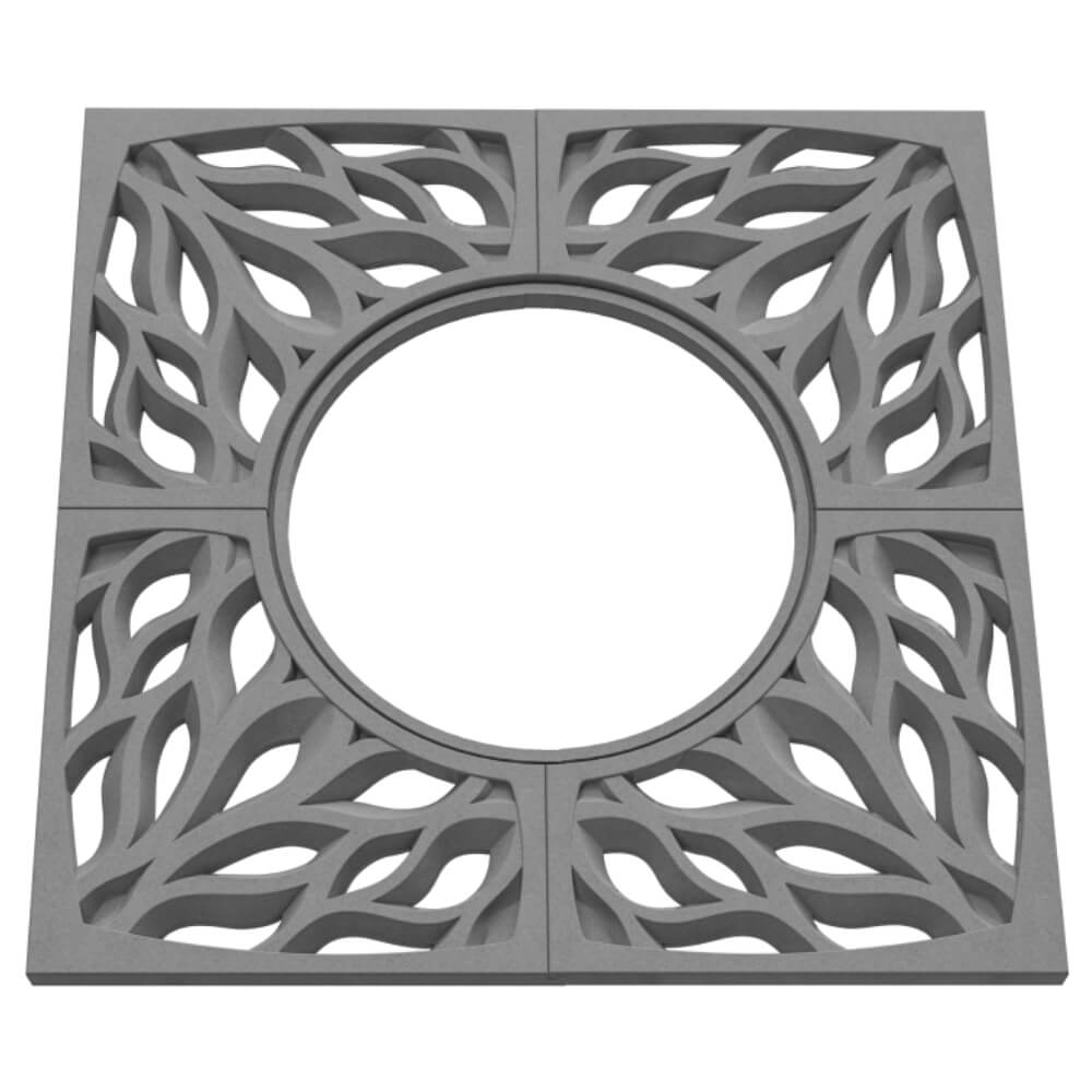 Приствольная решетка для дерева ZKING CRUST 1.2х1.2м Серая в Всеволожске фото