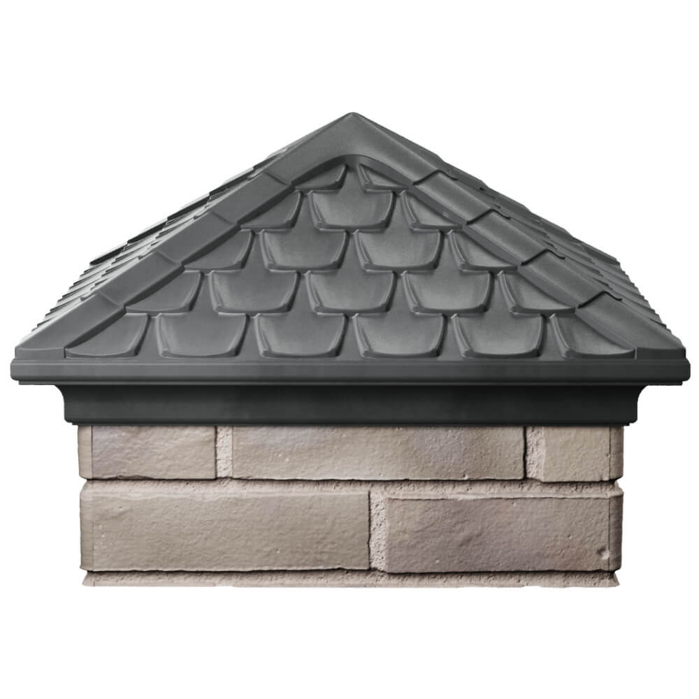 Колпак Zking Эльбрус Серый на столб 1.5х1.5 кирпича (385х385мм) Всеволожск фото