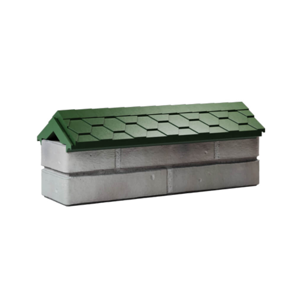 Парапет Zking Эверест Зеленый с посадкой на 0.5 кирпича (130мм) Всеволожск фото