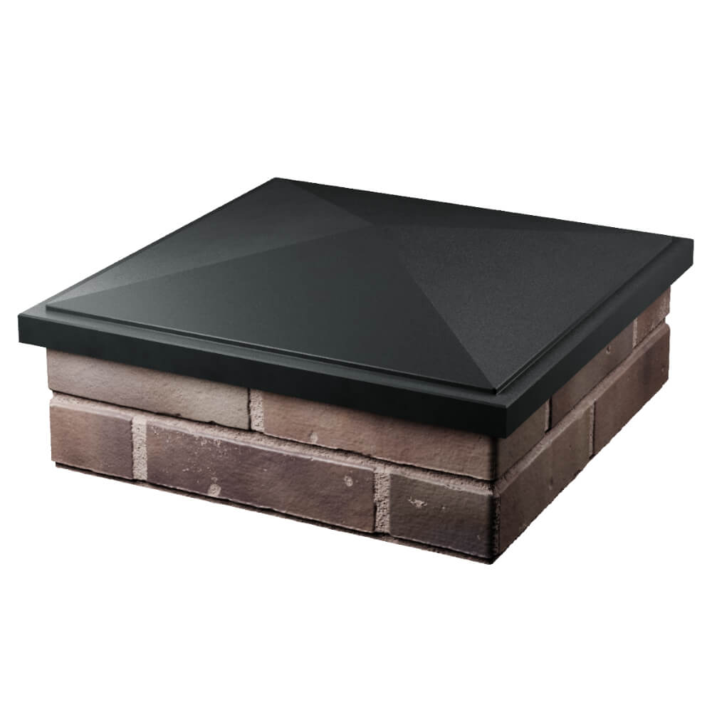 Колпак Zking БонаМоно Черный на столб 2х2 кирпича (515х515, 530х530мм) в Всеволожске фото