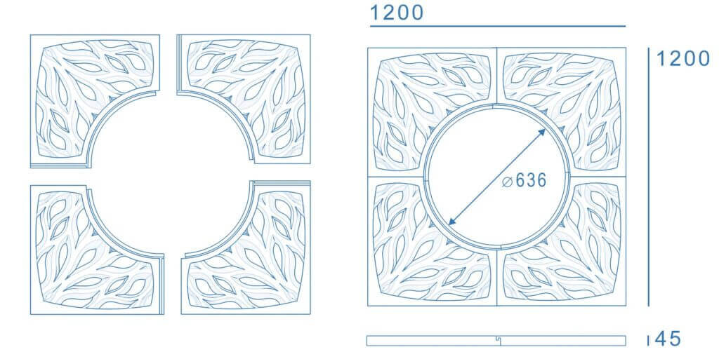 Приствольная решетка для дерева ZKING CRUST 1.2х1.2м Черная в Всеволожске фото