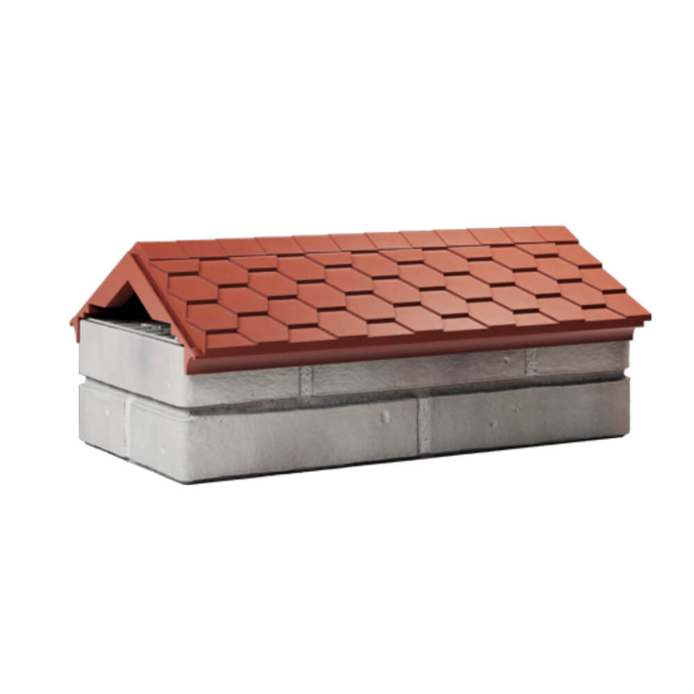 Парапет Zking Эверест Красный с посадкой на 1 кирпич (200/225/255мм) Всеволожск фото