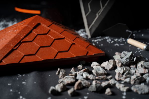 Колпак Zking Эверест Красный на столб 1.5х1.5 кирпича (390х390мм) в Всеволожске фото