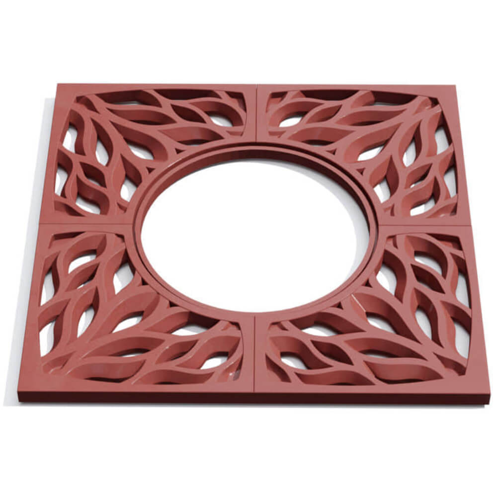 Приствольная решетка для дерева ZKING CRUST 1.2х1.2м Красная Всеволожск фото