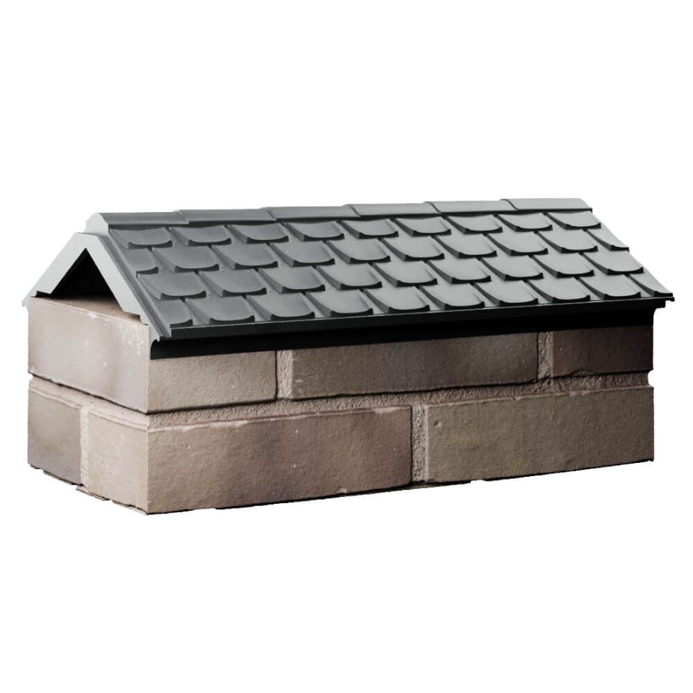 Парапет Zking Эльбрус Серый с посадкой на 1 кирпич (255мм) Всеволожск фото