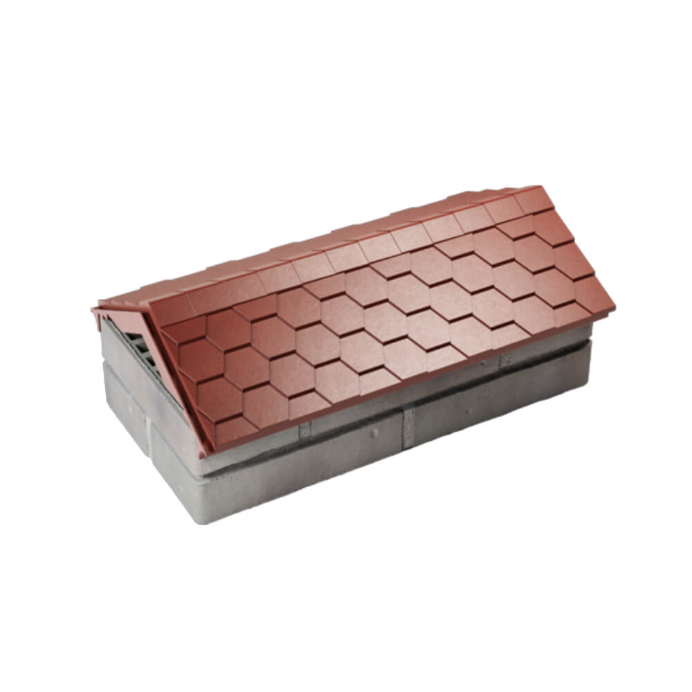 Парапет Zking Эверест Красный с посадкой на 1 кирпич (200/225/255мм) в Всеволожске фото