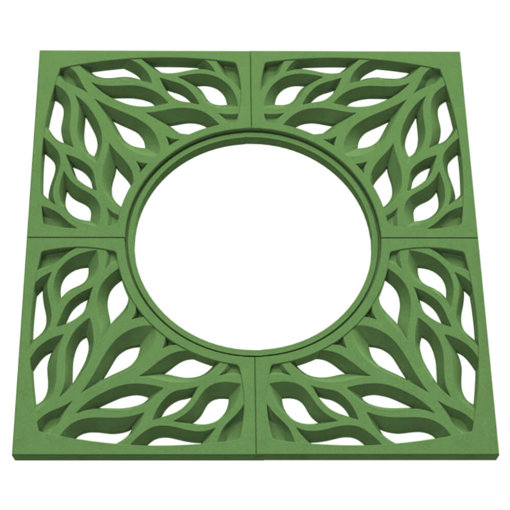 Приствольная решетка для дерева ZKING CRUST 1.2х1.2м Зеленая в Всеволожске фото