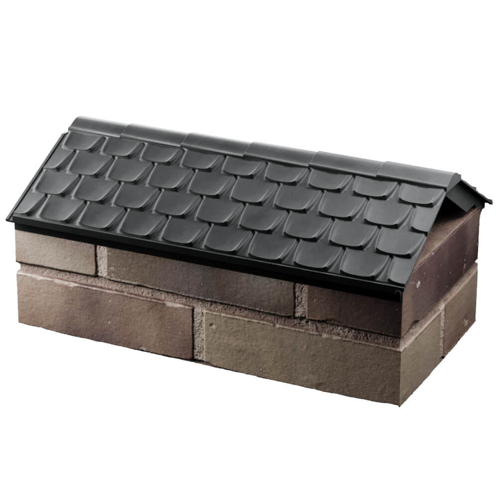 Парапет Zking Эльбрус Серый с посадкой на 1 кирпич (255мм) в Всеволожске фото