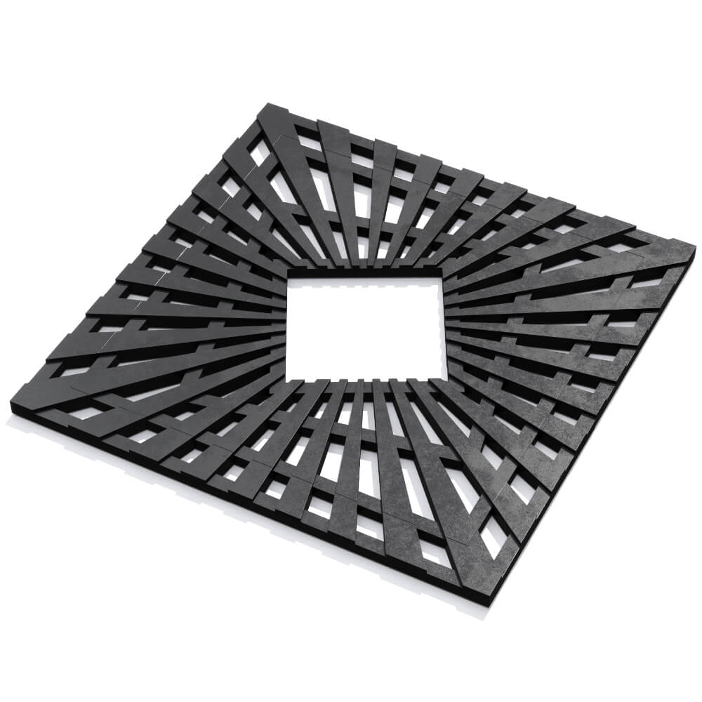 Приствольная решетка для дерева ZKING ATMOSPHERE 1.2х1.2м Черная в Всеволожске фото