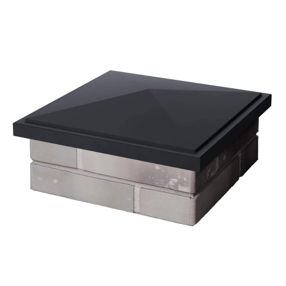 Колпак Zking БонаМоно Серый на столб 1.5х1.5 кирпича (385х385, 400х400мм) в Всеволожске фото