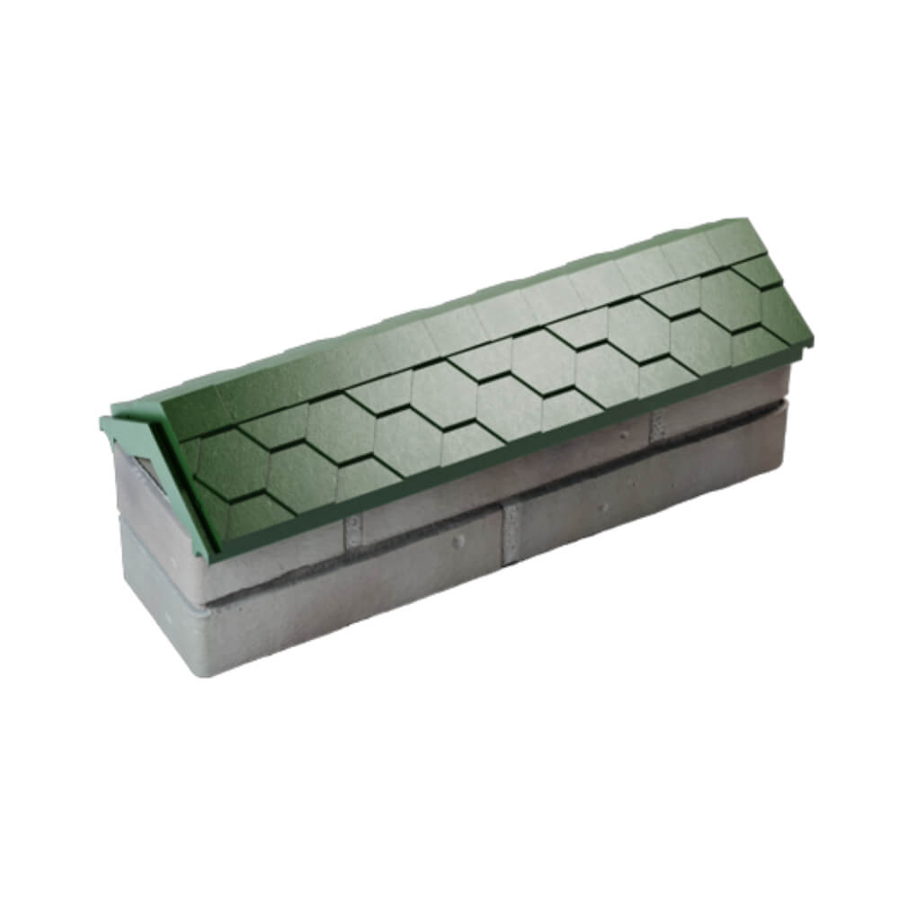 Парапет Zking Эверест Зеленый с посадкой на 0.5 кирпича (130мм) в Всеволожске фото