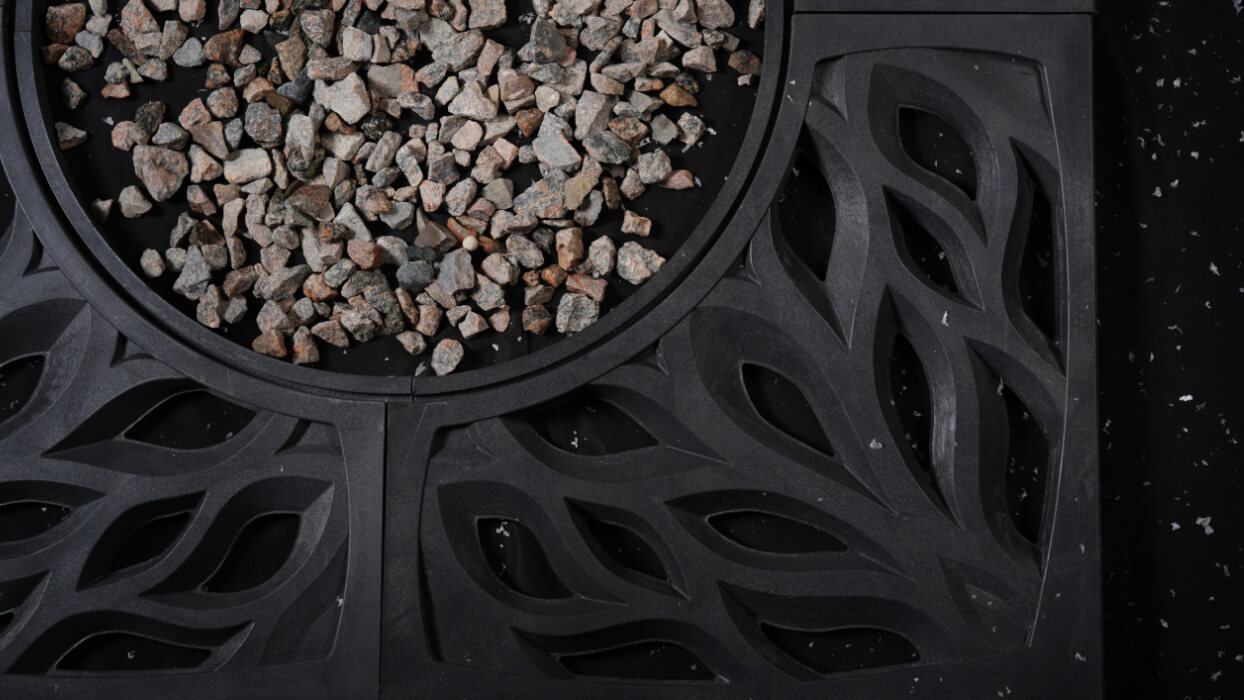 Приствольная решетка для дерева ZKING CRUST 1.2х1.2м Черная в Всеволожске фото